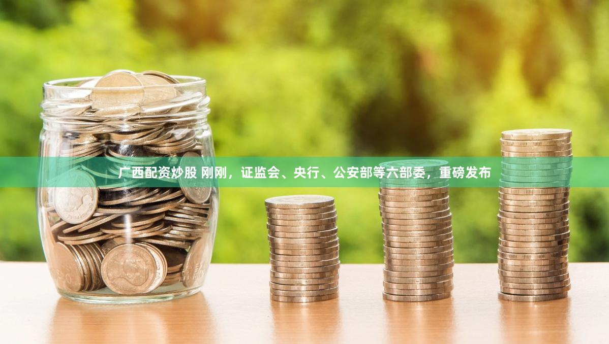 广西配资炒股 刚刚，证监会、央行、公安部等六部委，重磅发布