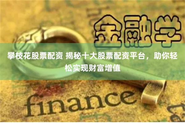 攀枝花股票配资 揭秘十大股票配资平台，助你轻松实现财富增值